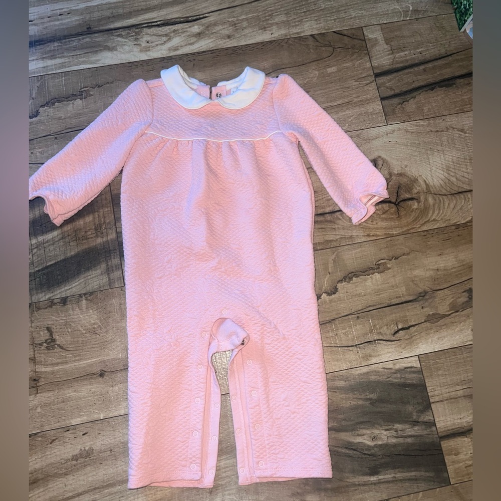 Janie and Jack Baby Quilter Jacquard One Piece